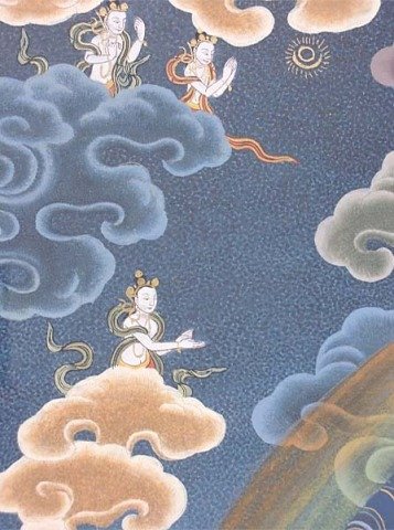 チベットの仏画　阿弥陀如来　手描き Amazon.co.jp: チベット仏画『阿弥陀如来 10532』真筆 チベット仏教